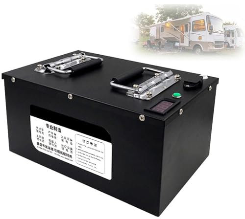 SSCYHT Batería Litio 48V 100AH batería Carrito Golf 48 voltios batería para Triciclo o vehículo de Cuatro Ruedas para Motor 5000W con batería de Respaldo para Motocicleta BMS 100A
