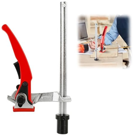Morsetto a leva da 20 mm per tavoli multifunzionali, elemento di serraggio, supporto rapido con capacità di 160 mm e profondità della gola di 60 mm, pressa a sgancio rapido regolabile, morsetti a