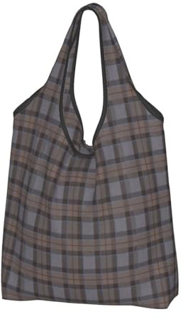 Schultertaschen Handtaschen Falten umweltfreundliche Einkaufstaschen,Outlander Fraser Tartan Plaid