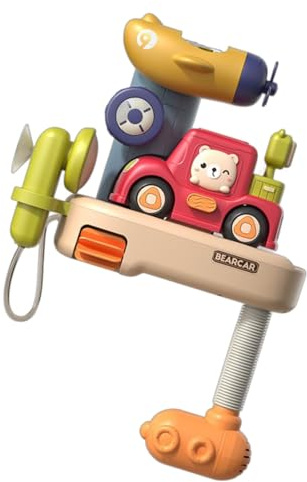 Electric Shower Head Baby Bath Toy For Toddler With Lovely Car Designs For Infant Boys And Girls Bathtub Water Sprinkler Baby Bath Toy