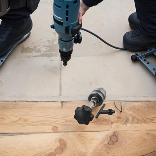 Herramienta de portabrocas manual de precisión para carpintería, construcción de aleación con portabrocas antideslizante, compatible con brocas de 0,5 mm a 10 mm, ideal para manualidades y bricolaje