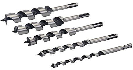 Daptez® 5pz Sds Plus Set Punte Trivella 10-25mm Fori Taglio Attacco Esagonale Trapano