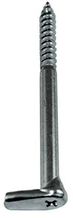 SN-TEC Schraubhaken/Wandhaken verzinkt gerade 80mm mit Kreuzschlitz (10 Stück)