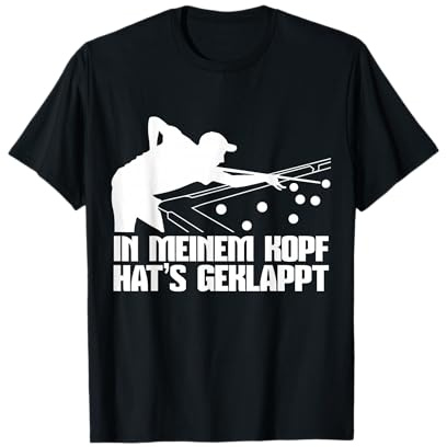 LUSTIGES POOLBILLARD SNOOKER POOL BILLARD T-Shirt