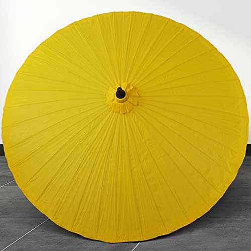 MDDW Patio Parasol Hydrofuge, Parasol De Jardin Décoration Extérieure pour Balcon Terrasse Piscine Parasol, Parasol De Plage Vintage (Color : Yellow)