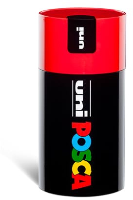 Posca Uni Gift Box Rosso 18pz Marcatori Pennarelli Colori Assortiti