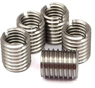 heyous 10pcs Thread Screw Sleeve Conversion Nut Bolt Sleeve Nut Thread Screw Fitting Reducer Adapter for M8 to M12