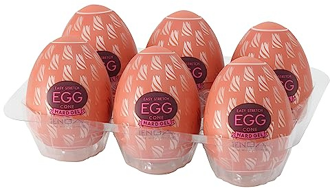 Tenga Cone Stronger Ei-Masturbator, Braun, 7 cm