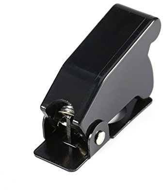 5 Pieces Waterproof Safety Cover for Toggle Switch 12mm mounting Diameter Black + toggle switch guard