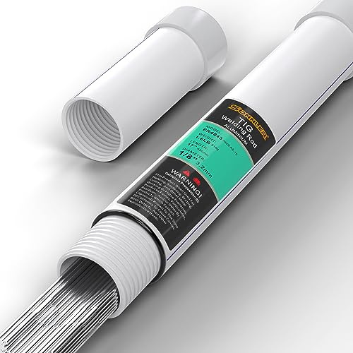 Aluminum TIG Welding Rod 1/8x 16 1.8LB, ER4043 Welding Wire Filler Rod Low Splatter Corrosion Resistance, TIG welding accessories