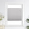Joyswahl Estor plisado sin perforación, Klemmfix, protección solar, translúcido, protección visual, estor plegable con soportes de sujeción para ventanas, paquete de 1 unidad, color gris, ancho x alto