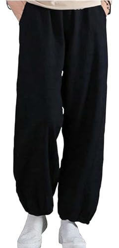 Générique Pantalon De Tai Chi Respirant Pantalon pour Pratiquer Le Tai Chi Et Les Arts Martiaux Pantalon Tai Chi Coupe Ample Homme Femme Pantalon Yoga Qigong Pantalon De Kung Fu Et Tai Chi,01,6XL