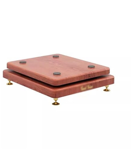 Högtalarställ Högtalarbricka Bas Stötsäker Stötsäker platta Golvstående Ljud Subwoofer Stativ Partition Värd Stötdämpning Högtalarställ(20 * 25 * 8cm)