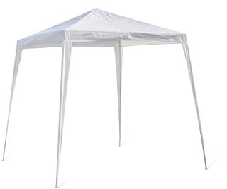 HERSIG - Carpas para Exteriores - Cenadores para Jardin 2x3 m - Pergolas de Jardin Resistente - Carpa Desmontable Fácil de Montar, Terraza, Camping, Playa o Eventos - Protección Solar UV - Blanco