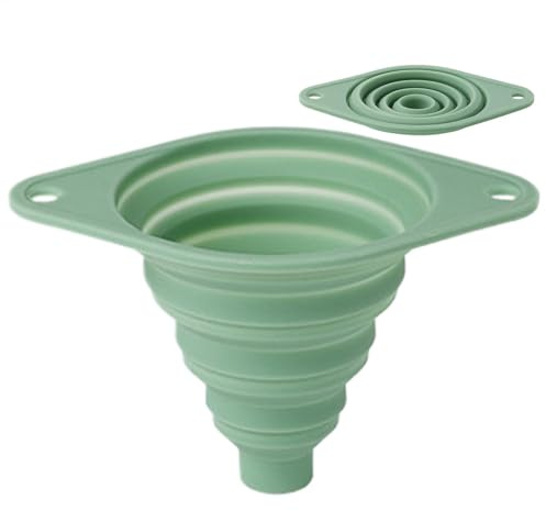 Yidueace Entonnoir pour la cuisine - Entonnoir en silicone - Large bouche pliable - Ustensiles de cuisine