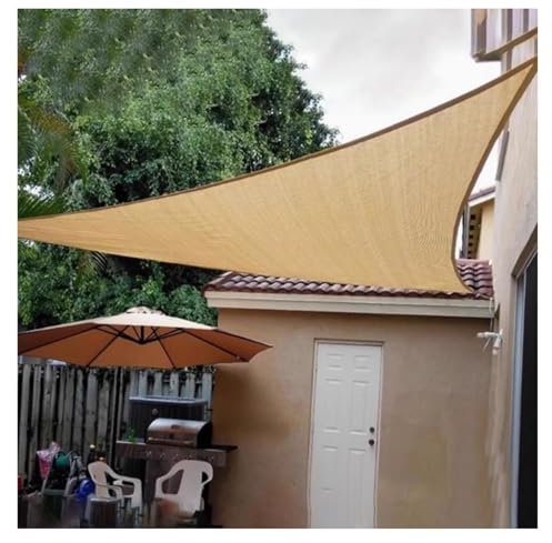 QINGYAN Rete Ombreggiante for Esterni, Vela Ombreggiante, Telo Schermante for Recinzione for La Privacy del Giardino, Rete Ombreggiante for Serre, for Balcone, Cortile(3x3x3m)