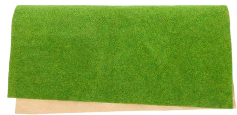 Yardenfun Gazon Artificiel pour Maquette De Construction 25x25cm Décoration De Table De Sable Tapis De Gazon Synthétique Mini Réaliste Installation Facile Matériau Solide