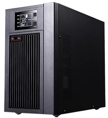 AMEHRU Alimentation sans Interruption UPS C2KS Online 2 kVA/1600 W, stabilisateur de Tension, Pack de temporisation(C2KS Delayed by 6 Hours)