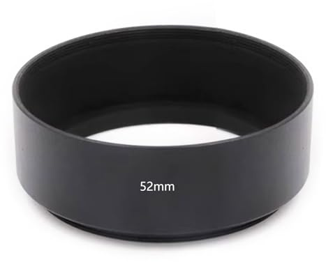 Pare-soleil universel en métal de forme cylindrique pour appareil photo 37 39 40,5 43 46 49 52 55 58 62 67 72 77 82 mm