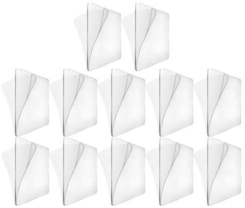 Alipis 12Pcs Waterproof Double-Sided Mounting Tape Strong Fixed Paste Nail-Free Adhesive Patch 6Cm for Home Office and School Use