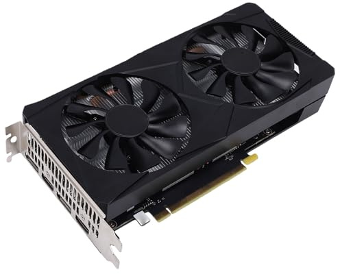 XUMIUZIY Tarjeta Gráfica RTX 3060 de 12 GB, 900/15000 MHz GDDR6 192 bits PCIE 3.0 X16 GPU para Juegos con Ventiladores de Refrigeración Duales, Salida HDMI y DP, Interfaz de Alime
