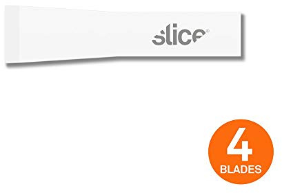 Slice #10534 Chisel Blades, Single-Sided, Ceramic Blades (Pack of 4)