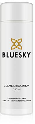 Bluesky Gel Polish Cleanser, 250ml 99.9% Isopropyl Alcohol, Nail Prep and Wipe Solution, Gel Nail Polish Residue Cleanser, Multi-Purpose, Remove Sticky Tacky Layer