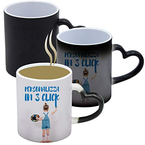 My Custom Style Tazza magica Cuore termosensibile personalizzata online