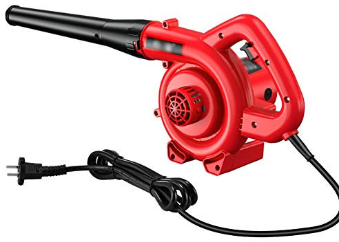 CYY Souffleur À Feuilles Électrique Filaire,2 en 1 Balayeuse et Aspirateur avec Sac Collecteur,Multifonction Souffleur pour Le Nettoyage de Jardin Dépoussiérage du Garage