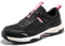 SPIEZ Scarpe Antinfortunistiche per Donne Leggere - Scarpe da Lavoro con Punta Composita Traspiranti, Resistente all'Usura Scarpe da Trekking per Outdoor, Nero Rosa EU40