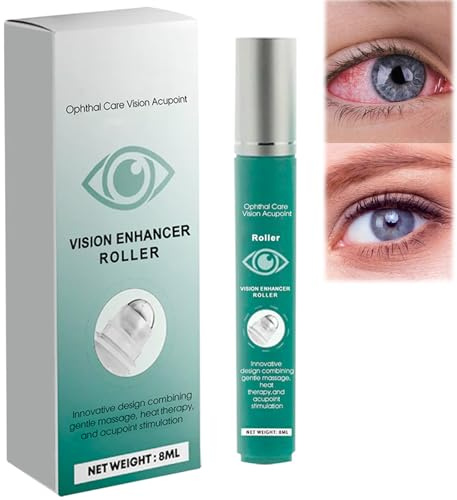 Vision Enhance Roller - Eye Serum for Visual Clarity, Relief from Eye Strain, Massage Roller for Relaxation and Moisturization