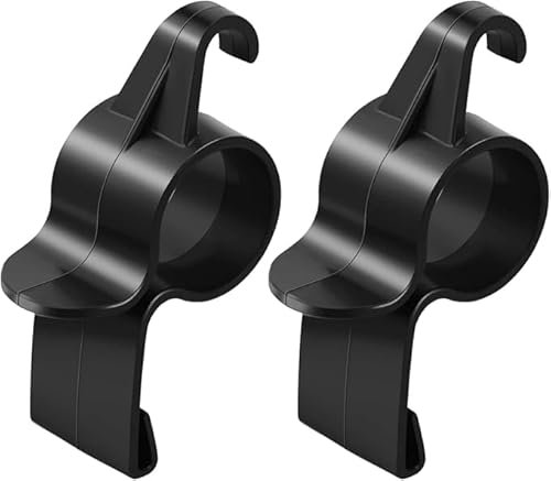 car Yjemle 2 Pcs Umbrella Holder, Trunk Hooks Hanger, Universal Headrest Organizer Clip, Portable Umbrella Trunk Back Seat Hanging Hooks