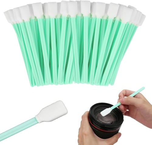 50 bastoncillos de algodón largos, bastoncillos de limpieza, bastoncillos de algodón, bastoncillos largos, bastoncillos de algodón estériles, esponja de limpieza larga estéril, esponja de limpieza de
