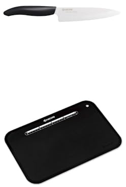 Kyocera 2-teiliges Set mit Schneidebrett und Keramikmesser, 13 cm Klinge