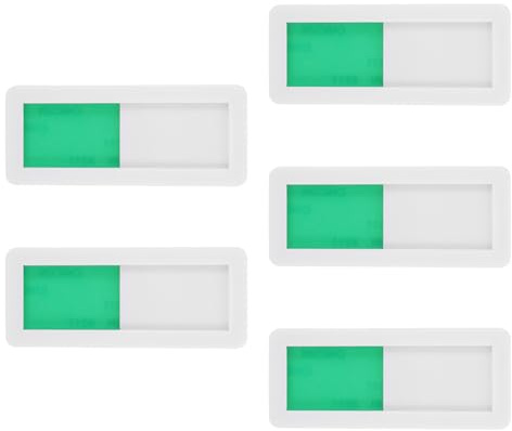 Ipetboom 5pièces Panneau Coulissant Occupé Pour Porte De Salle De Bain Indicateur Ne Déranger Pour Toilettes Bureau Et Chambres Privées Panneau Vierge Réversible