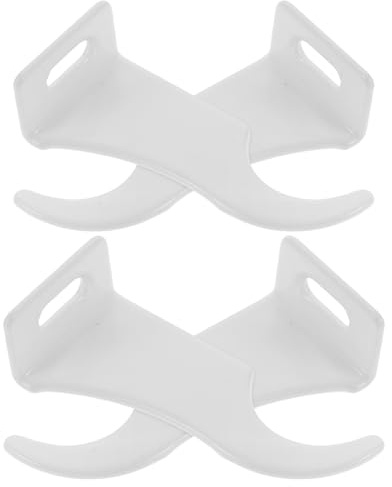 VICASKY Crochet Radiateur Seche Serviette, Crochet de Fixation Robuste pour Radiateur, Pvc Polyuréthane, Charge Élevée, Lot de 4, Installation Facile