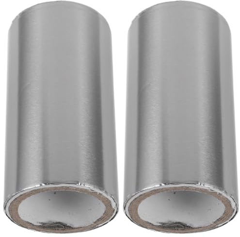 ABOOFAN Feuilles D'aluminium pour Dissolution Vernis Gel 2 Rouleaux 3 Mètres, Outil Manucure Professionnel, Lingettes Dissolvantes pour Vernis Semi-permanent, Soin Ongles et Cheveux