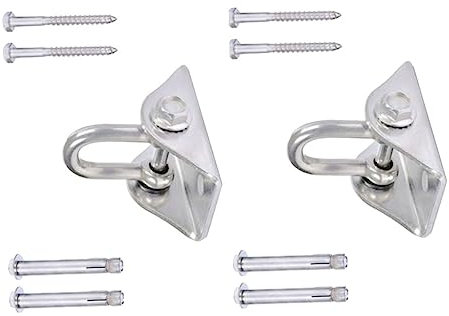 Happyyami 2 Sätze Deckenschaukelhaken Haken Für Schaukelstühle Yoga-schaukel Metallhaken Hängeset Für Verandaschaukeln Deckenhaken Schwenkbarer Schaukelbügel Festplatte Rotieren Aufzüge