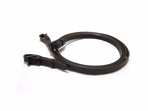 PS Pferdeartikel Vaquero Zügel mit mittlerer Schnalle - Ameno Farbe Dunkelbraun