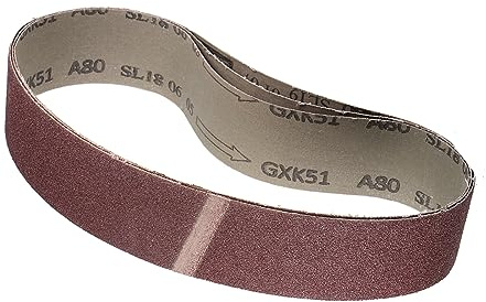 Kozelo 3pcs Sanding Belts - [ 50mm x 692mm, 80 Grit ] Sandpaper Belt Strip Sander Paper for Wood Paint Sanding Metal Polishing
