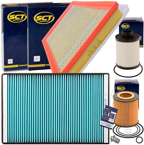 Filterset Inspektionskit | SH4043P+SB2212+SA1126+866.371.011+MN1801+SC7046P Kompatibel mit Astra H (A04),Astra H Caravan (A04),Astra H Gtc (A04),Astra H