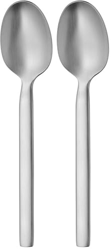 WMF Alteo – Cucharilla café/posrtre Cromargan Acero Inoxidable 18/10 Mate Lavavajillas. (Paquete de 2)