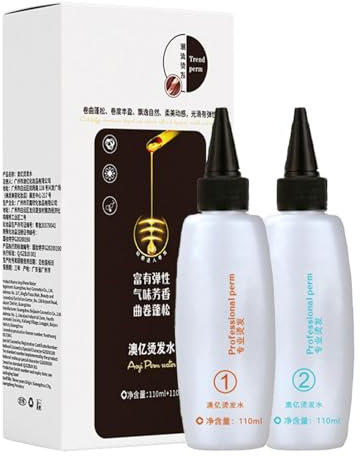 2 120 Ml Permanente Per Capelli Kit Permanente Per Donna Kit Perm Ricci Perm Parfu Morbido E Innocuo Per Salone Acconciatura Domestica Acconciatura Per La Cura dei Capelli