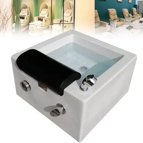 YANDDEA Pedicure Portatile Vasca idromassaggio per Piedi Piedi rilassanti Vasca idromassaggio, Doccia Lavaggio e Massaggio Vaschetta per Pedicure Pediluvio e lavandino Caratteristiche Spa,A