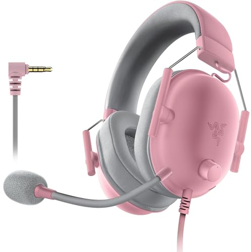 Razer BlackShark V2 X PlayStation - Cuffie da gaming: driver da 50 mm, microfono cardioide, leggere, confortevoli, con isolamento acustico, per PS5, Xbox Series X, PC, switch tramite jack da 3,5 mm