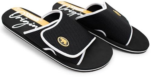 D555 Drake 2 Slider with Touch Fastening for Men in Black, 15