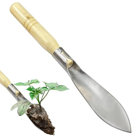 Handschaufel für Gartenarbeit, Gartenschaufel, Gartenkelle, Handwerkzeug, Gartenhandschaufel, Gartenschaufel zum Bepflanzen, kleine Schaufeln für Gartenarbeit, Handschaufel (Silber-3)