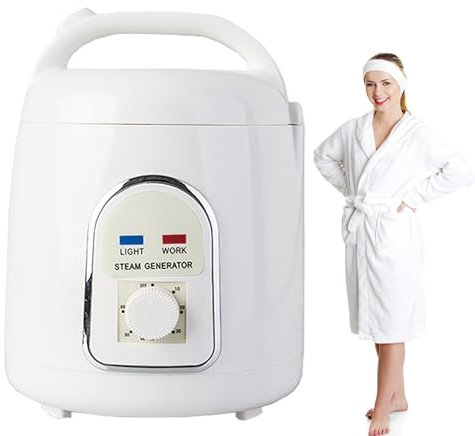 Vapore Di Sauna Portatile Da 1,5 L, Generatore Di Vapore Di Sauna Da 850 W Con Timer Da 0 a 60 Minuti, Funzione Anti-perdita E Anti-combustione, Design Di Separazione Dell'acqua E Dell'elettricità