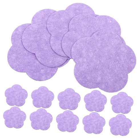 PACKOVE Esponjas Faciales Comprimidas Forma de Flor 50 o de Pulpa de Madera Exfoliación Diseño Ligero y Limpieza para en Casa Viaje
