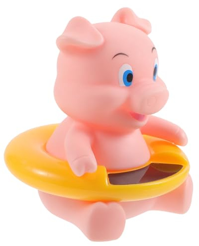 KOCKSHION Termómetro Electrónico de Agua para Baño y Piscina Ñiño, Diseño de Cerdito, Flotante, Seguro y Preciso para Bañera Infantil, Juguete para Baño, Uso en Spa y Hogar